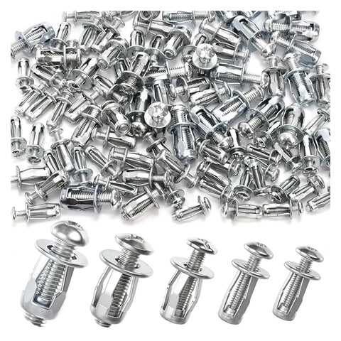 Heavy Duty Hollow Wall Anchors Kit With M4 M5 M6 M8 Petal Jack Nuts And Expansion Screws, Drywall Anchors With Screws M8x30mm 30pcs