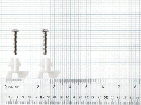 Heavy Duty Seat Assembly Hardware Pack With Top Shelf Premium Bolts And Nuts Engineered For Quick Plug And Play Swaps And Built Tough To Endure Daily Grind Without Any Gripe Or Downgraded Quality, featuring zinc plated screws and plastic anchors.