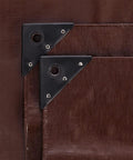 Close-up of Heavy Duty Poly Tarp Cover 15x15 Ft With 16 Mil And 10 Mil Grommets Reinforced Edges, showing corner hardware.
