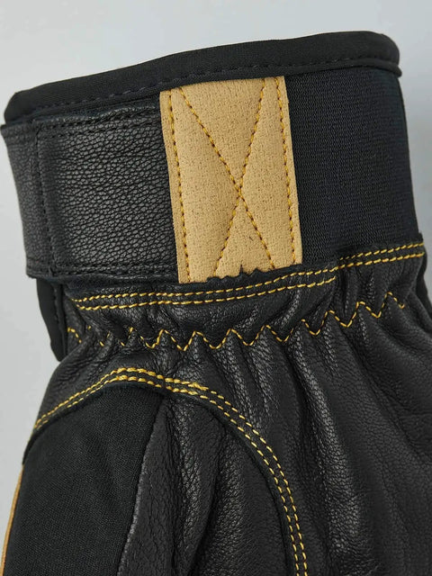 Close-up of the Ergo Grip Czone Tactility Short Glove for Rugged Mountaineering and Ice Climbing, waterproof insert detail, size 11