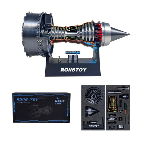 TR900 Turbofan Engine Kit For Aviation Nerds And Gearheads Realistic Jet Engine DIY Model For A380 Fans