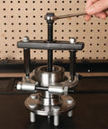 5 Ton Bearing Separator Kit With Bar Puller And Splitters 2 Inch And 3 Inch Hex Push Puller Legs in use on gear hub