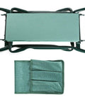 Two In One Garden Kneeler And Seat For Easy Weeding Flip Over Stool To Sit Or Kneel Relief For Knees And Back Supports Up To 250lbs Ideal Gift For Grandparents Mom And Dad Garden Tool And Comfort Companion folded top view and pouch