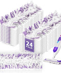 24 Pack Disposable Power Mop Pads Refills For Swiffer Power Mop, Thick 14 Layer Design, Secure Attachment, Heavy Duty Replacements For Fast Easy Deep Cleaning At Home, Kitchen, And Bathroom; 24-pack disposable mop pads