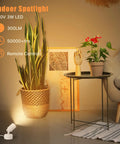 Dope 5W LED Indoor Spotlight Kit With Remote Dimmable And Timer 3 CCT Uplighting for Plants and Art on Accent Wall