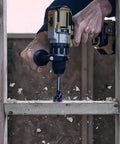 Top Rated Tri Flute Wood Drill Bit For Knocking Out Clean Holes Fast Through Lumber Builds With A Sturdy Hex Shank That Locks Tight In Any Quick Change Chuck, drilling into wood.