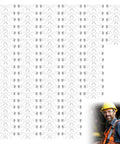 100 Pack Clear Safety Glasses For Men And Women, Ansi Z87.1 Certified Polycarbonate Eye Protection for construction tasks.