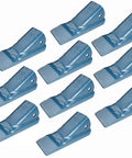 2AH 2A Series Crimp On Bucket Teeth Ten Pack Teeth Only Blue Made In USA Compatible With 2A 2AP T2A 2AHX 2AC