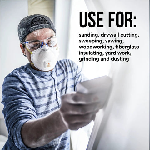 N95 Respirator With Cool Flow Valve For Easy Breathing 8511 10 Pack NIOSH Approved Filters Pollen Mold Spores And Dust Advanced Filter Media For All Day Comfort Ideal For Work Outdoor Activities And Daily Use
