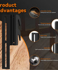 Smooth Swap Bolt To Hook Bed Frame Brackets Universal Headboard Adapter showing sturdy steel bracket with anti-loosening nut for easy installation.