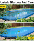 Comparison of pool covers with 25 ft power cord for Automatic Pool Cover Pump One Quarter HP Submersible Sump Pump With 1800 GPH Twenty Five Feet Head Three Quarter Inch Check Valve Adapter Twenty Five Foot Power Cord Auto On Off Water Removal For Pools Rooftops Basements Must Have.
