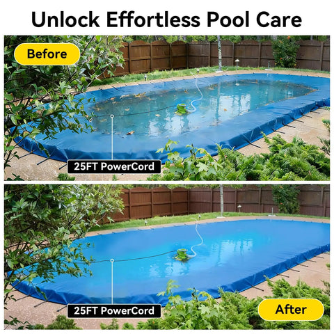 Comparison of pool covers with 25 ft power cord for Automatic Pool Cover Pump One Quarter HP Submersible Sump Pump With 1800 GPH Twenty Five Feet Head Three Quarter Inch Check Valve Adapter Twenty Five Foot Power Cord Auto On Off Water Removal For Pools Rooftops Basements Must Have.