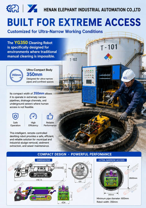 Technician operating Pro Grade Heavy Duty Underwater Cleaning Robot With Smart Monitoring And High Flow Suction for maintenance.