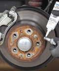 Applying Anti-Seize Assembly Paste, 3.0 Oz, Heat Resistant Lubricant And Corrosion Protection For Fasteners And Threads to brake assembly