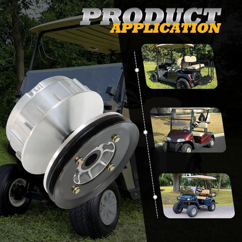 Drive Clutch For TXT And RXV Golf Carts 2010 And Up Beefed Up Heavy Duty Replacement Part For Golf Cart Transmission Smooth Shifting Stable Operation Under All Conditions Easy Install With Reliable Performance Compatible With 618684 644299 672686 white clutch for golf carts