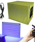 Pro Grade UV Resin Curing Light Kit With Box And Timer Large Curing Station Adjustable Brightness 395nm LED Beads With 96 Lamps