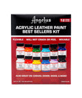 12 Color Acrylic Leather Paint Kit For Shoes Kicks Sneakers Leather Canvas And Furniture Flexible Blendable Colors 1 Oz Tubes DIY