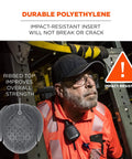 Durable polyethylene Universal Bump Cap Insert With Extra Venting For Baseball Hats Lightweight Head Protection