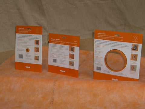 Kerdi Pipe Seal Three Quarter Inch with Overmolded Rubber Gasket for Protruding Pipes packaging on display table