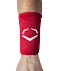 Pro SRZ 2.0 Protective Wrist Guard Scarlet X Large With Gel to Shell Technology worn on forearm close-up view
