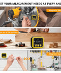 Heavy Duty Digital Angle Finder Magnetic Inclinometer With Fast USB Charging Built For Pros And Weekend Warriors Who Demand Flawless Layouts And Easy Electronic Level Use Every Single Time on a magnetic base.