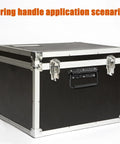 Premium Stainless Steel Toolbox Handles 4.99 Inches Heavy Duty Spring Loaded Case Handles With Baked Enamel Finish on equipment case