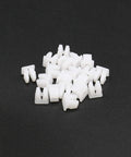 Twenty Pack White Plastic Vehicle Screw Grommets Expandable Insert Nuts Heavy Duty Mounting Clips for Car Boat Truck, 20 pieces