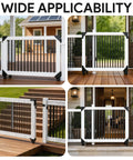 Beefy Sliding Gate Hardware Kit For 1 To 2 Inch Thick Wood Gates With Adjustable Guide Roller And Outer Corner Bracket Built Tough For Wood Fences Deck Gates Easy Install And Smooth Sliding on wood and deck gates