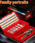 Crimp Tool And JST Connector Kit For DIYers And Pros, 18 Types Of 2.5mm JST XH Connectors, PEBA tool in open toolbox on table