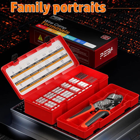 Crimp Tool And JST Connector Kit For DIYers And Pros, 18 Types Of 2.5mm JST XH Connectors, PEBA tool in open toolbox on table