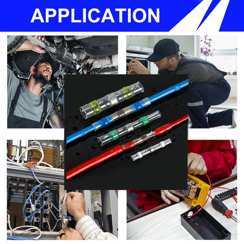 252 Piece Heat Shrink Solder Seal Wire Connectors Kit With 120 Solder Seal Butt Connectors for automotive and electrical applications