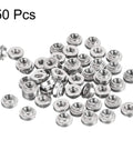 Dead Tight Stainless Steel Self Clinching Rivet Nuts Four Forty Thread 0.12 Inch Length Round Head Passivated Finish Heavy Duty 50 pieces
