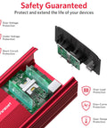 Internal view of 500W Pure Sine Wave Car Inverter 12V to 110V AC with protective components ensuring safety for sensitive electronics.