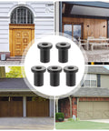 5 Pack Sliding Barn Door Track Spacers Hardware Kit For Wall Mounting Support, Heavy Duty Steel Replacement Accessories