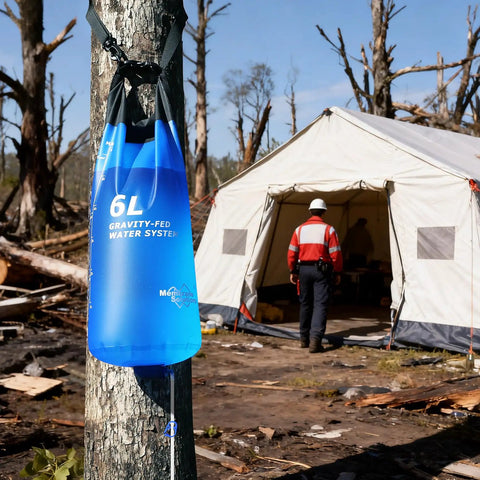 6L Gravity Water Filter System For Camping And Group Trips For The Crew NSF Tested And Certified Emergency Prep Ready