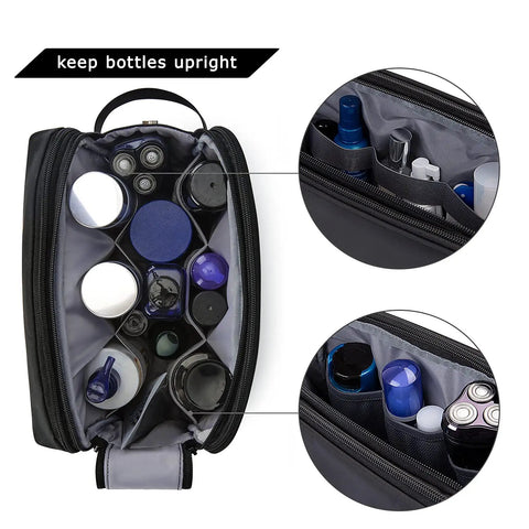 Travel Toiletry Organizer Dopp Kit For Men Large Water Resistant Shaving Bag For Toiletries And Accessories Multi Size Carry Case