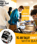 Works Like A Charm Desk Tally Counter With Rugged Metal Base Mechanical Clicker That Flips Slick To 9999 on retail counter.