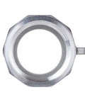 Heavy Duty Aluminum Cam Lock Coupling Type A 1.5 Inch Straight Up Quick Connect Hose Adapter with NPT Female Thread top view.