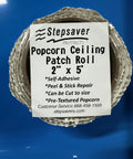 Self-Adhesive Pre-Textured Popcorn Ceiling Patch Roll For Easy DIY Repairs, Paint Ready And Stain Cover, 2 In By 5 Ft