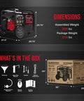 13,000-Watt Dual Fuel Portable Generator With 500cc Engine And Remote Electric Start Powering Your Home Or RV When The Grid Drops