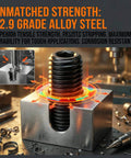 360 Piece Screws Set With 32 Sizes Metric And SAE 12.9 Alloy Steel Hex Socket Grub Screws And Allen Keys for heavy-duty applications.