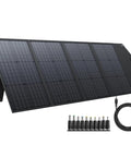 120W Portable Solar Panel Charger With PD45W QC3.0 Fast Charge USB C And USB A Outputs for outdoor and off-grid use, foldable design