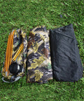 All In One Camping Hammock Tent With Mosquito Net And Rain Fly 3 In 1 Outdoor Hammock components with poles and fabric