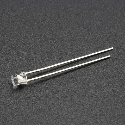 Photosensitive Diode Photodiode Light Sensor Pack Of 20 3mm Clear Flat Head Receiver Diodes 400 1100 Nm Detection Range