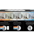 4 Inch Led Recessed Downlight 5Cct Tunable White Dimmable Ceiling Fixture 4 Pack product guide showing color temperature options.