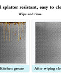 Heat Insulation Board For Kitchen Safety With Flame Resistant Shield For Ovens Stoves Pizza Ovens easy to clean surfaces