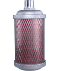 Industrial Exhaust Silencer For 3/4 NPT Male Interface Fits Air Compressors Dryers Vacuum Pumps And Pneumatic Equipment Lowers Noise With Pro Grade Performance And Easy Installation, showing a cylindrical metal muffler with perforated exterior.