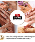 All In One Ring Size Adjuster Kit For Loose Rings With 60 Pack, 16 Sizes And 3 Styles Metal Guards Spacers, Invisible Protectors