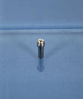 Close-up of a single collet from the Ten Piece Durable Shiny One Sixteenth Inch Rotary Tool Collet Bits Set for Dremel and Other Rotary Tools