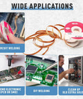 3 In 1 Solder Wick Braid With Flux For Desoldering No Clean Wick Copper Braided for Electronics on PCBs and Circuit Boards